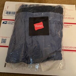 Hanes Size 4xl Blues Four Pack Boxer Shorts